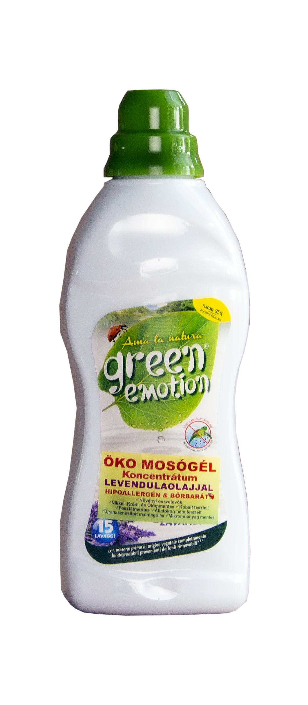 GREEN EMOTION ÖKO Mosószer a levendula erejével  0,75 l                   15 mosás