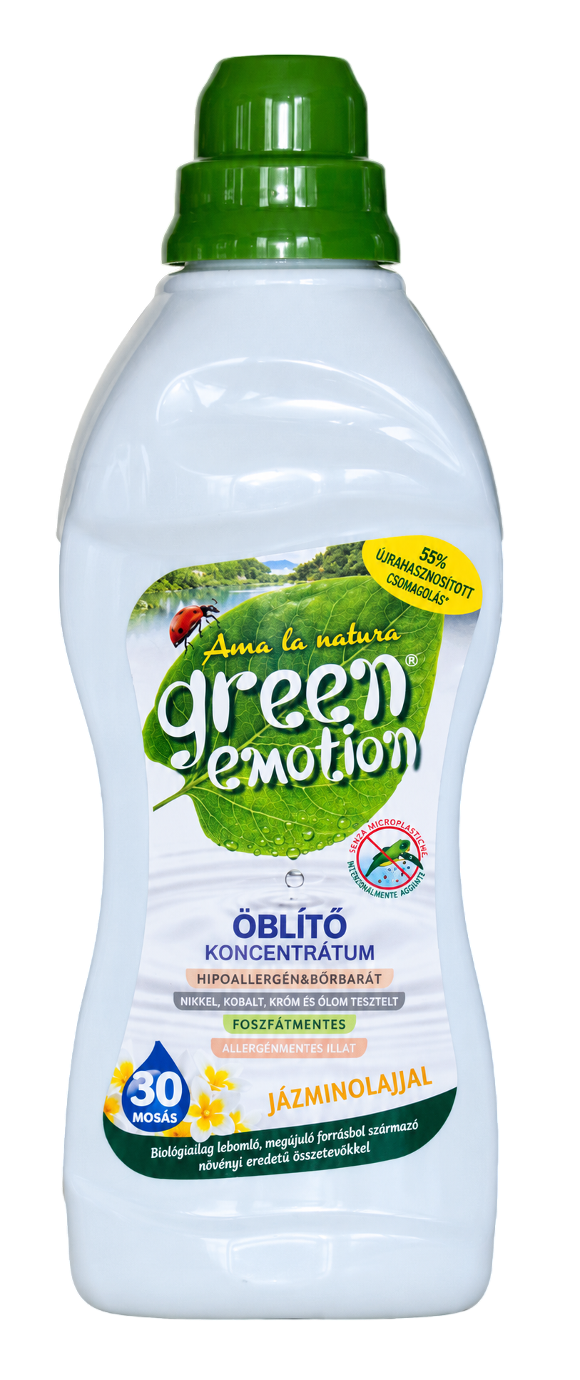 GREEN EMOTION Öblítő koncentrátum jázminolajjal 750 ml - 30 öblítés