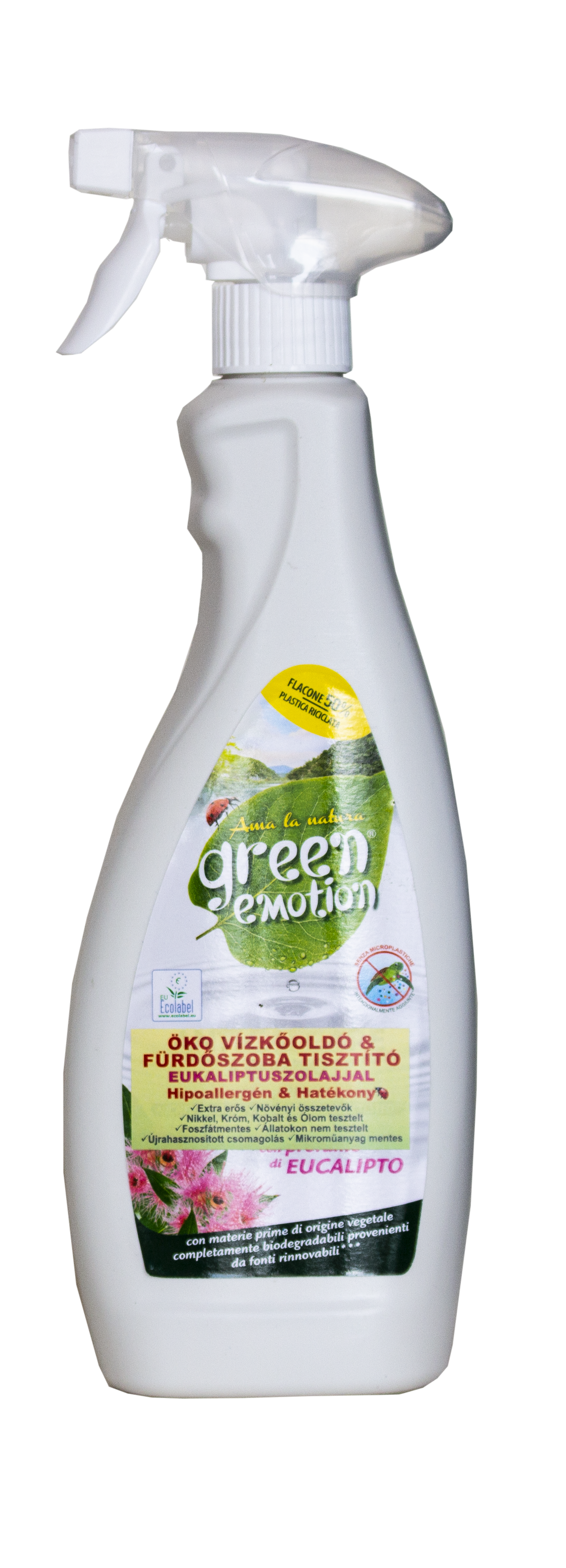 GREEN EMOTION ÖKO Vízkőoldó Eukaliptusz & fenyőolajjal 750 ml