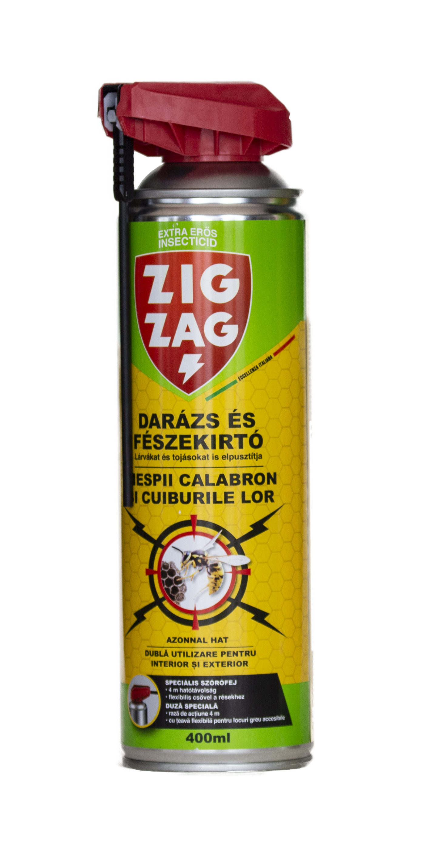 ZIGZAG Darázs- és fészekirtó aeroszol 400 ml - 4 méter