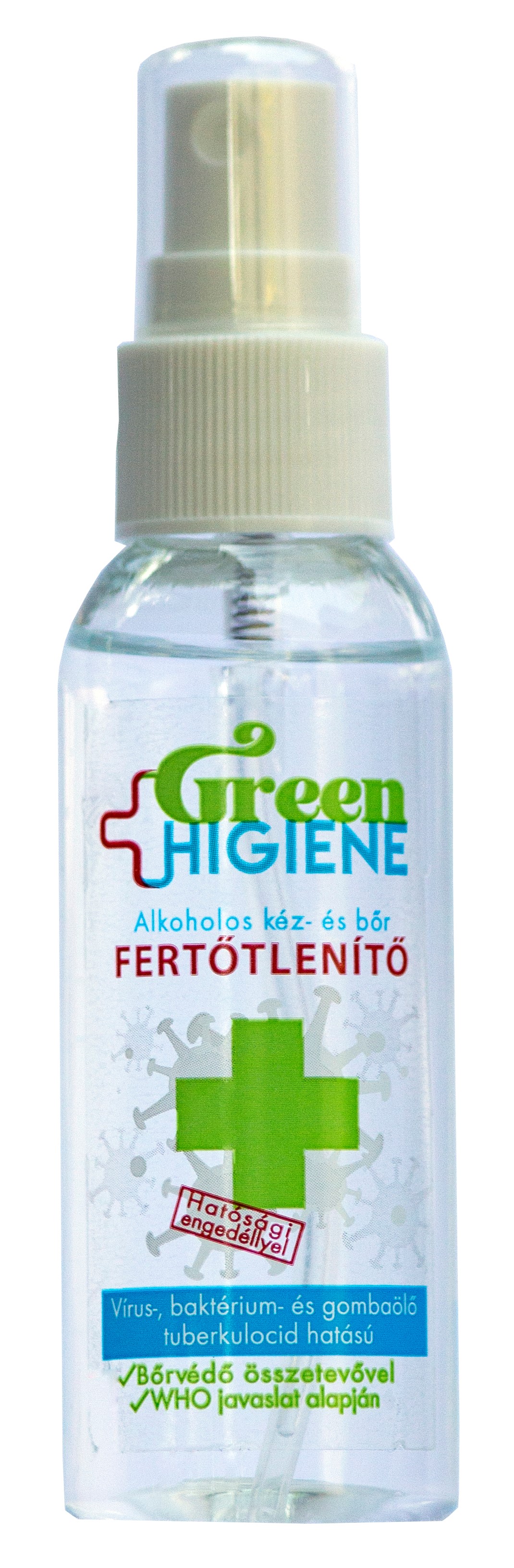 *Green Higiene Alkoholos Kézfertőtlenítő folyadék 50 ml