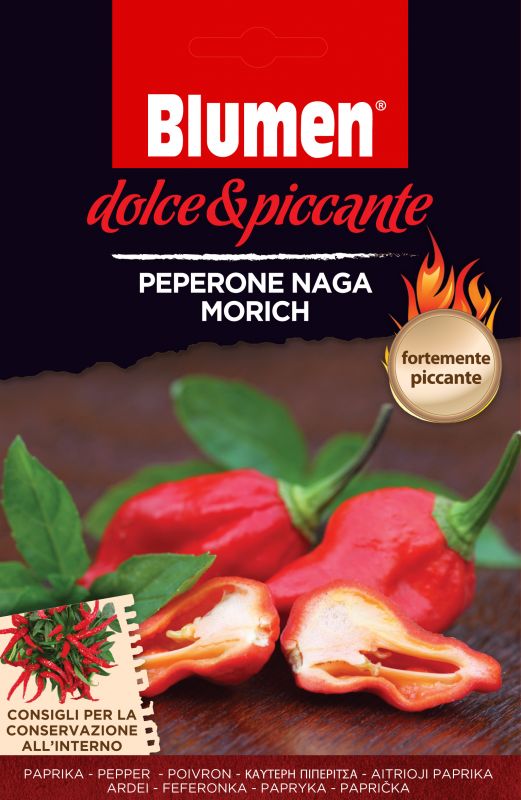 Blumen Paprika - Naga morich pepperóni, rendkívül csípős