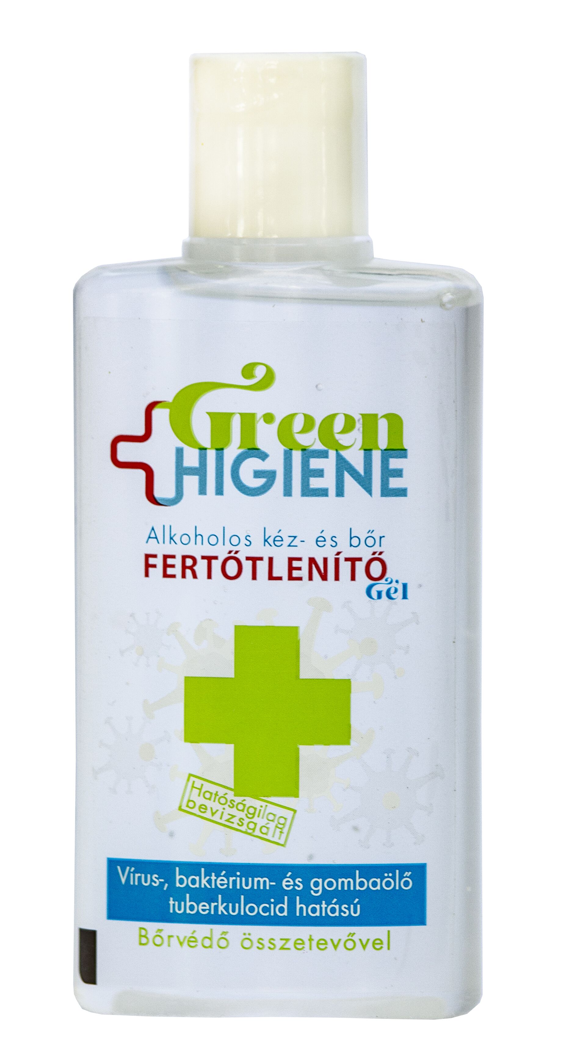 Green Higiene Alkoholos Kézfertőtlenítő gél billenő kupakkal 100 ml