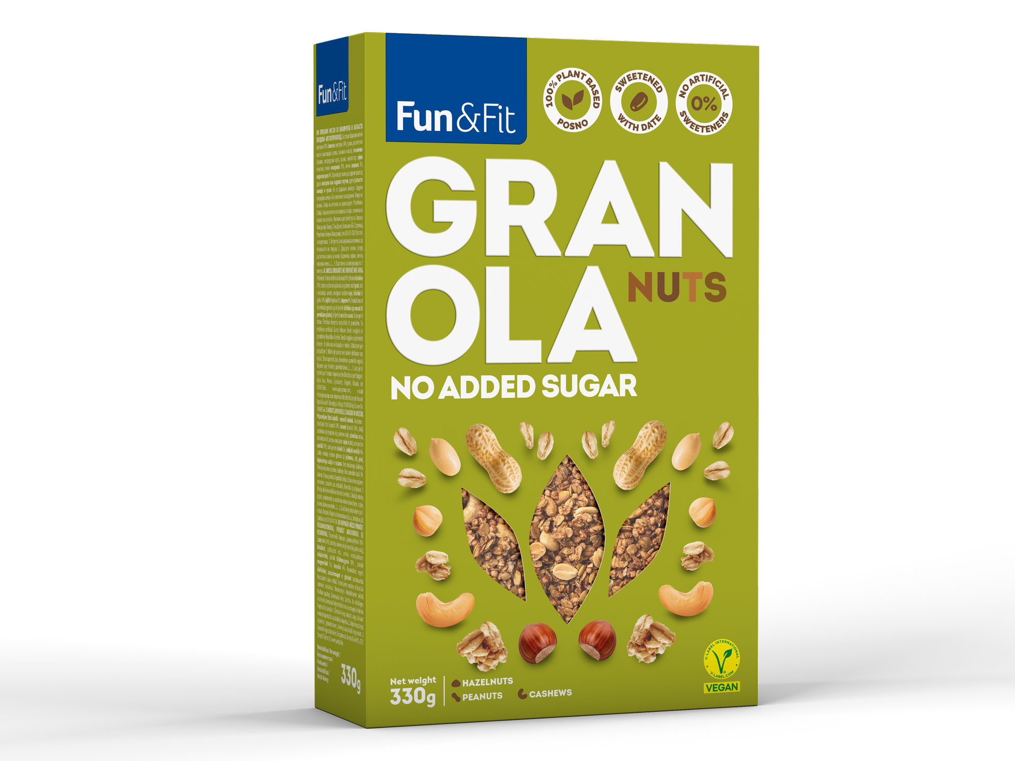 Fun&Fit Granola diófélék és magvak 330g