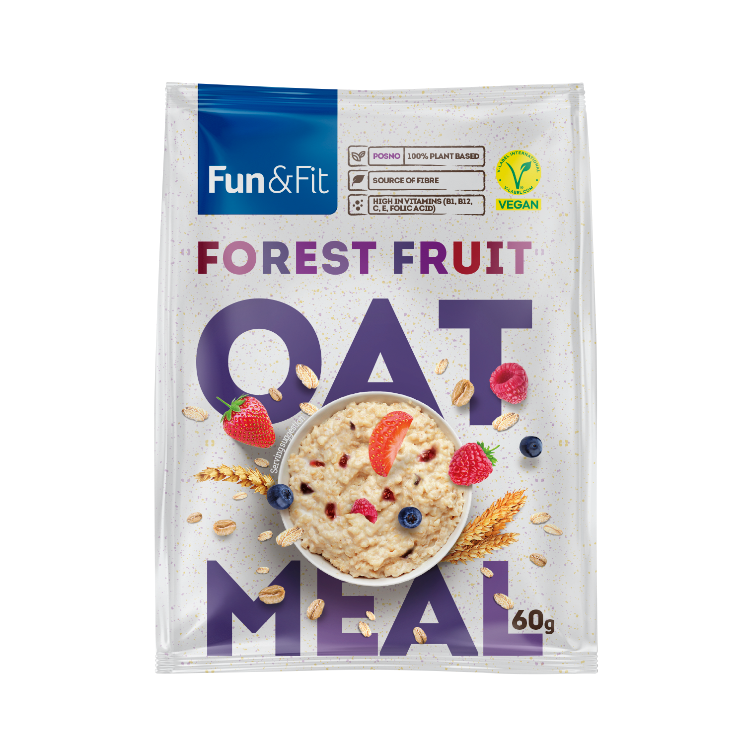 Fun&Fit Zabkása Erdei gyümölcs 60g