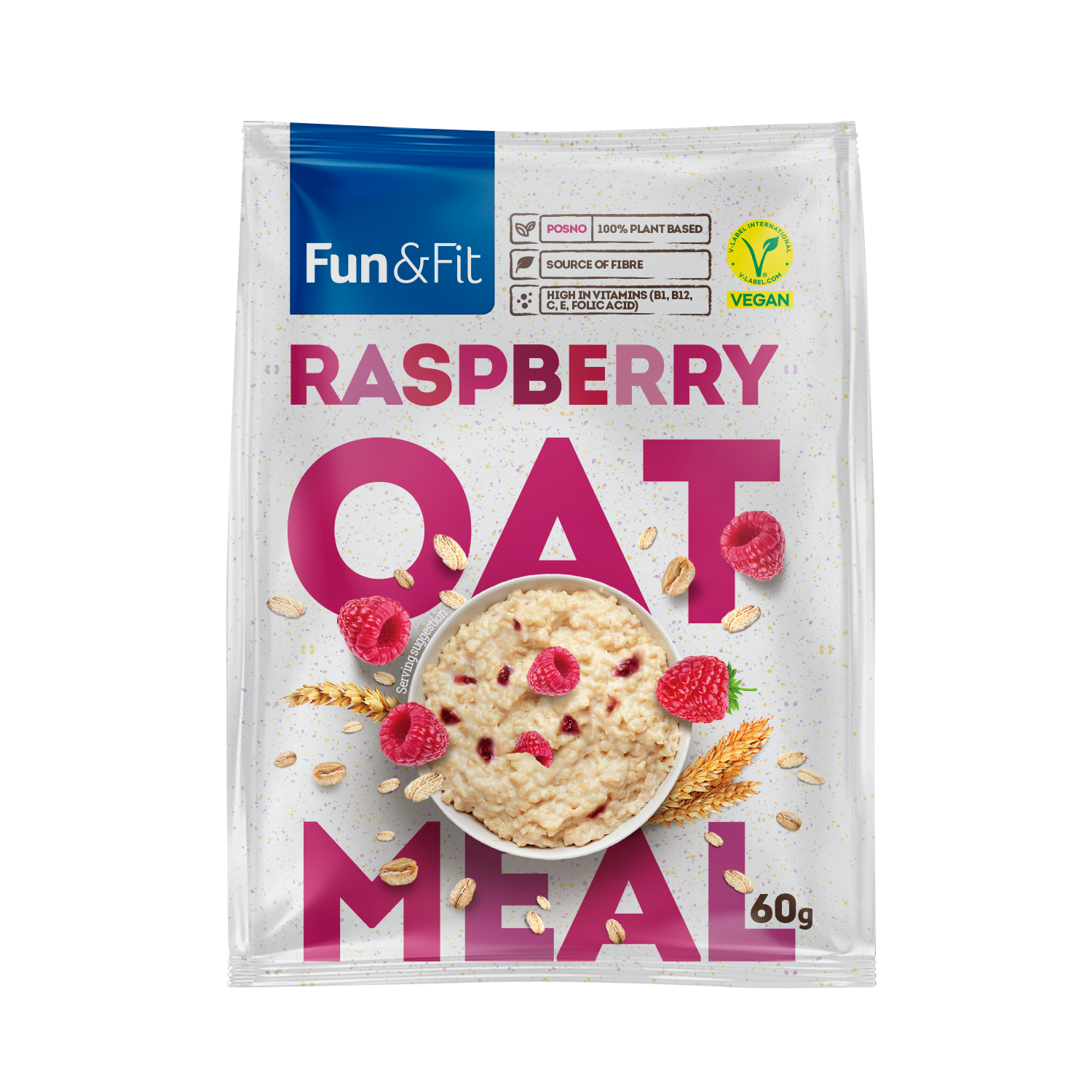 Fun&Fit Zabkása Málna 60g