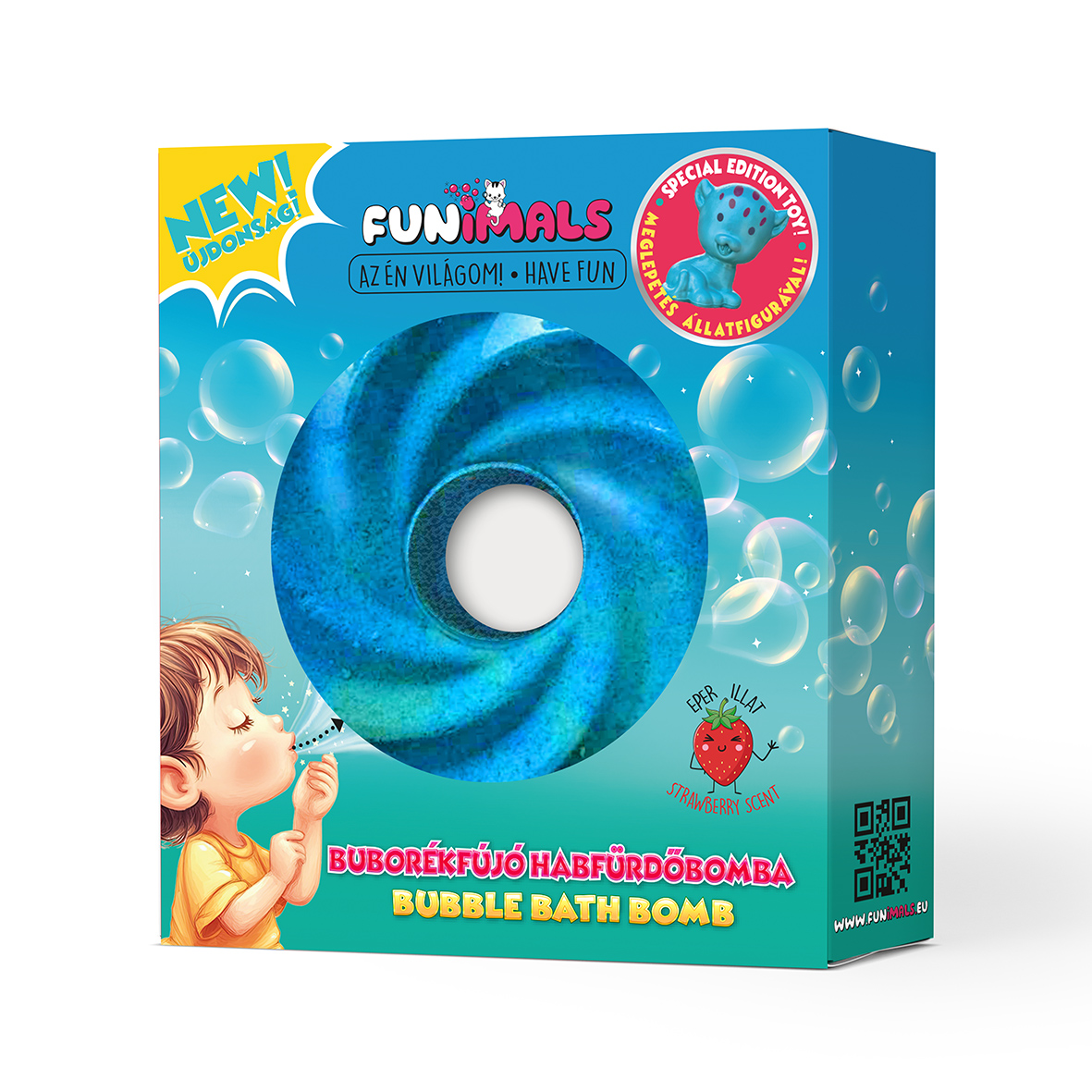 Funimals Galaxy Buborékfújó Habfürdőbomba