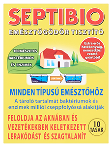 Septibio 10 tasakos emésztőgödör tisztító