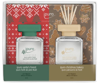 ipuro Essentials pálcás illatosító - santa's forest & christmas bakery 2x50ml 