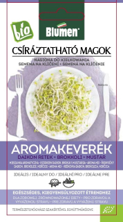 BLUMEN Csíramag Aromakeverék - daikon retek, brokkoli, mustár